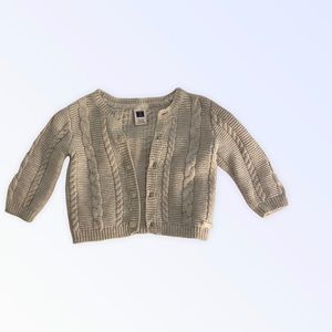 Janie and Jack cable knit cardigan